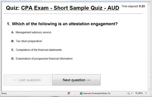sample cpa exam questions